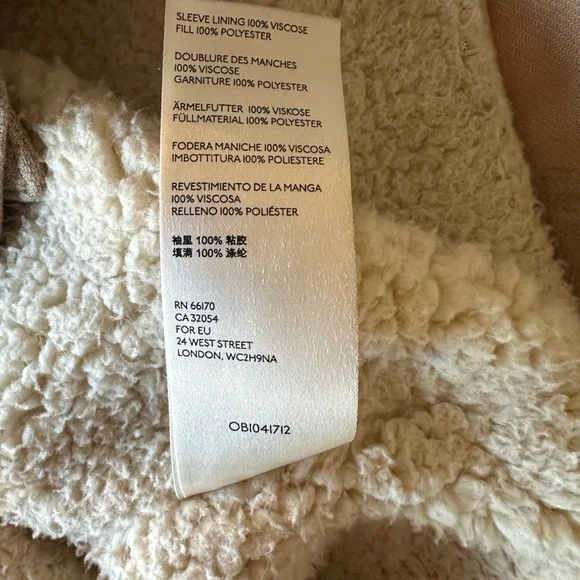 We The Free By Free People Woodlands Plaid Sherpa Jacket Beige - Picture 11 of 12